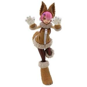 Authentic Re:Zero Fairy Tale Wolf & Seven Little Goats SSS FurYu Ram Figurine